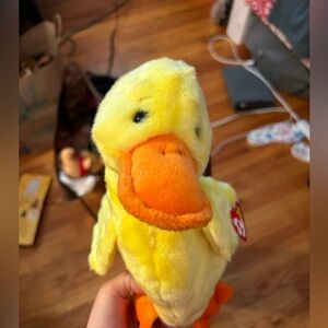 Ty Beanie Baby - Quackers the Duck